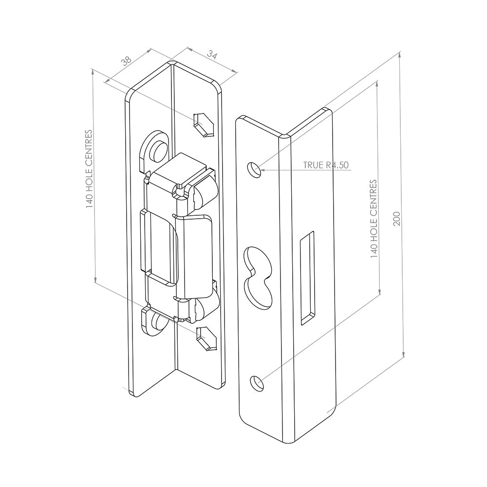 Interlocking Security Keep | Gatemaster Superlock