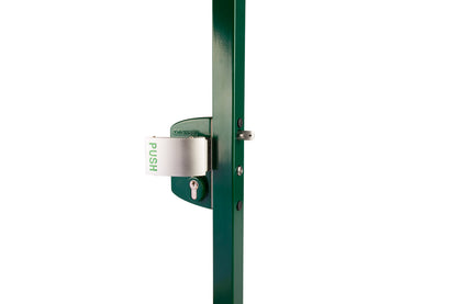 Locinox P00006088 3006PUSH Push Pad Handle Set | Aluminium Push Handle for Gate Locks