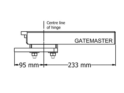 APS Hydraulic Gate Closer | Weld On